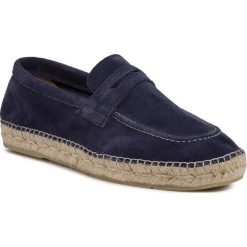 Espadryle QUAZI - QZ-63-04-000619 207. Niebieskie espadryle męskie QUAZI, bez wzorów, ze skóry. Za 339,00 zł.