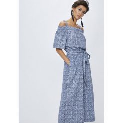 Medicine - Kombinezon Rustic Indigo. Niebieskie kombinezony damskie MEDICINE, na co dzień, s, bez wzorów, z bawełny, casualowe, bez kołnierzyka, z krótkim rękawem, krótkie. Za 69,90 zł.