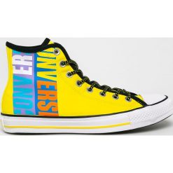 Converse - Trampki. Żółte trampki męskie Converse, bez wzorów, z gumy, bez zapięcia. Za 319,90 zł.