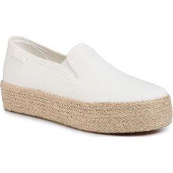 Espadryle BIG STAR - FF274151 White. Białe espadryle damskie BIG STAR, na co dzień, bez wzorów, z tworzywa sztucznego, retro, bez obcasa, bez zapięcia. W wyprzedaży za 99,00 zł.
