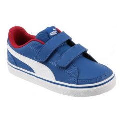 Buciki niemowlęce chłopięce: Puma Buty dziecięce Court Point Vulc V2 niebieskie r. 21
