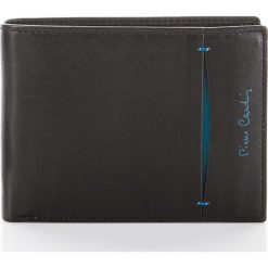 MAŁY PORTFEL MĘSKI PIERRE CARDIN DO KIESZENI. Czarne portfele męskie marki Pierre Cardin, bez wzorów, ze skóry. Za 129,00 zł.