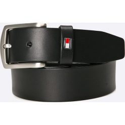 Tommy Hilfiger - Pasek Denton. Pomarańczowe paski męskie TOMMY HILFIGER, w paski, ze skóry. W wyprzedaży za 149,90 zł.