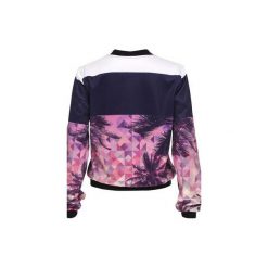 Baseball Jacket Palm Sunset. Fioletowe bluzy damskie marki Who cares, uniwersalny. Za 149,99 zł.