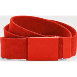 Pasek z klamrą - Czerwony. Czerwone paski męskie Cropp, w paski. Za 29,99 zł.