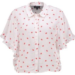 Koszule wiązane damskie: Topshop Petite LIP KATY Koszula cream