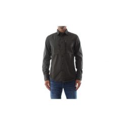 Koszule z długim rękawem G-Star Raw D11260 9172 POWEL. Szare koszule męskie G-Star RAW, s, bez wzorów, retro, bez kołnierzyka, z długim rękawem. Za 306,57 zł.