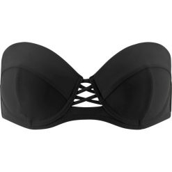 Biustonosz bikini na fiszbinach bonprix czarny. Czarne bikini bonprix. Za 79,99 zł.