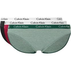 Calvin Klein 3-pack Spodenki Czarny Zielony Czerwony. Czerwone figi damskie Calvin Klein, xs, bez wzorów, z elastanu. Za 188,95 zł.