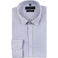 Koszula SANDRO KLPS000044. Szare koszule męskie Giacomo Conti, na lato, m, bez wzorów, z bawełny, button down, z długim rękawem. Za 199,00 zł.