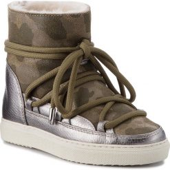 Buty INUIKII - Sneaker 70202-17 Camouflage Met. Silver. Szare kozaki damskie marki Inuikii, ze skóry, bez zapięcia. W wyprzedaży za 789,00 zł.