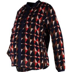 Bluzki asymetryczne: Spring Maternity CLARION Bluzka navy print