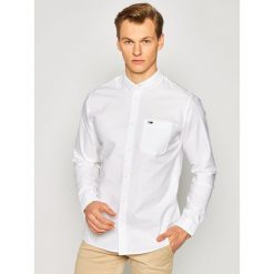 Koszula Tommy Jeans Mao Collar Oxford DM0DM07905. Białe koszule męskie Tommy Jeans, xxl, bez wzorów, z bawełny, casualowe, bez kołnierzyka, bez rękawów. Za 339,00 zł.