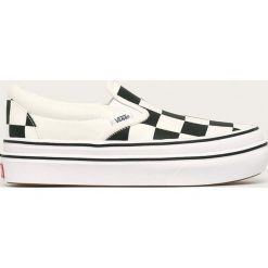 Vans - Tenisówki. Białe trampki i tenisówki damskie Vans, bez wzorów, z gumy, bez zapięcia. Za 469,90 zł.