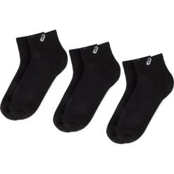 Zestaw 3 par niskich skarpet unisex ASICS - Easy Low 3P 3023A021 Black 001. Czarne skarpetki damskie Asics, bez wzorów, z elastanu. Za 39,00 zł.