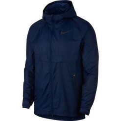 Kurtka Nike Shield Running Jacket M Granatowa. Kurtki sportowe męskie Nike, m, bez wzorów, długie, bez kaptura, do biegania. Za 219,99 zł.