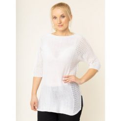 Sweter Persona by Marina Rinaldi 1362079. Białe swetry damskie Persona by Marina Rinaldi, l, bez wzorów, klasyczne, bez rękawów, bez kaptura. W wyprzedaży za 229,00 zł.