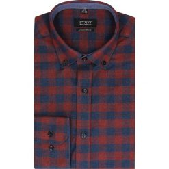 Koszula bexley f2483 długi rękaw custom fit bordo. Brązowe koszule męskie jeansowe marki FORCLAZ, m, z długim rękawem. Za 49,99 zł.
