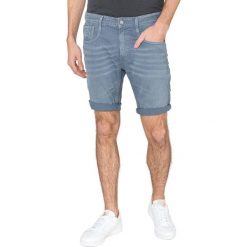 Replay Anbass Szorty Niebieski. Niebieskie spodenki i szorty męskie Replay, bez wzorów, z elastanu. Za 412,95 zł.