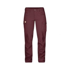 Fjällräven Nikka Trousers, Ciemny granat | 356 | 42. Kombinezony damskie Fjällräven, s, bez wzorów, z tkaniny, bez kołnierzyka, bez rękawów. Za 988,18 zł.