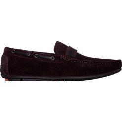 Mokasyny BUKN000116. Pomarańczowe mokasyny męskie Giacomo Conti, na lato, ze skóry. Za 399,00 zł.