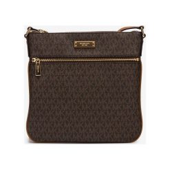 Michael Kors Bedford Signature Large Cross body bag Brązowy. Pomarańczowe torebki klasyczne damskie Michael Kors, w paski, z bawełny, bez dodatków. Za 783,95 zł.