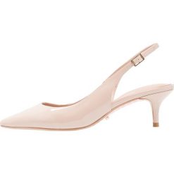 Dune London WIDE FIT WIDE FIT CASANDRAA Czółenka nude. Szare czółenka marki Dune London WIDE FIT, ze skóry ekologicznej. Za 379,00 zł.
