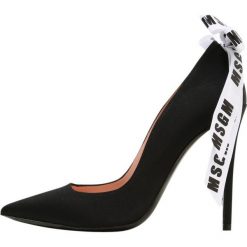 Szpilki: MSGM LOGO DECOLLETE Szpilki black