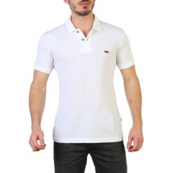 Napapijri koszulka polo męska XL biała. Białe koszulki męskie Napapijri, xl, bez wzorów, klasyczne, bez rękawów. W wyprzedaży za 219,00 zł.