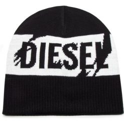 Czapka DIESEL - K-Becky Cap 00SJ4K-0NABQ-8AT Black 900. Czarne czapki damskie marki Diesel, bez wzorów, z materiału. Za 209,00 zł.