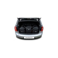 VW GOLF HATCHBACK, 2003-2008 TORBY DO BAGAŻNIKA 3 SZT KJUST - 7043104. Czarne torby podróżne KJUST, bez wzorów, z kauczuku, klasyczne. Za 1049,00 zł.