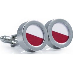Spinki do mankietów - Polska U222. Spinki do mankietów męskie Modini Moda Męska, ze stali. W wyprzedaży za 60,75 zł.