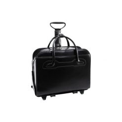 Torba MCKLEIN Willowbrook 17 cali Czarny. Czarne torby na laptopa Mcklein, bez wzorów, ze skóry, eleganckie. Za 1310,99 zł.