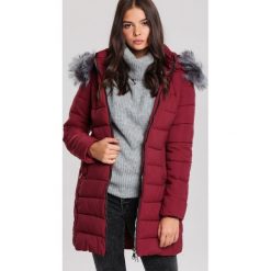Bordowa Kurtka Ripponlea. Czerwone kurtki damskie Renee, na zimę, s, bez wzorów, eleganckie, długie. Za 229,99 zł.