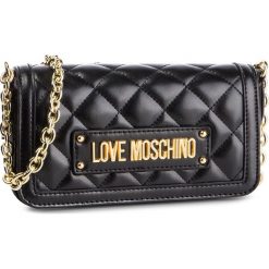 Torebka LOVE MOSCHINO - JC4201PP07KA0000 Nero. Czarne torebki klasyczne damskie Love Moschino, bez wzorów, ze skóry ekologicznej, wizytowe, na ramię, bez dodatków. W wyprzedaży za 409,00 zł.