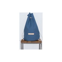 Plecaki damskie: TOWNY OWL BLUE – BAWEŁNIANA SAKWA/PLECAK/WOREK