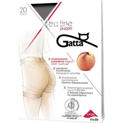 Gatta - Rajstopy X-tra Line Puppa 20 DEN. Szare pończochy damskie marki Gatta. Za 29,90 zł.