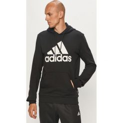 Adidas Performance - Bluza. Czarne bluzy męskie adidas Performance, s, z nadrukiem, z bawełny, z kapturem, bez rękawów, z kapturem. Za 249,90 zł.