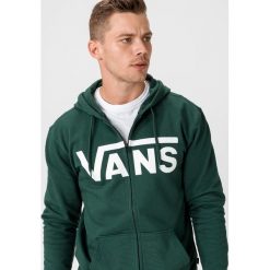 Vans Classic Zip II Bluza Zielony. Zielone bluzy męskie Vans, xxl, z nadrukiem, z bawełny, bez kołnierzyka, bez rękawów, bez kaptura. Za 307,95 zł.