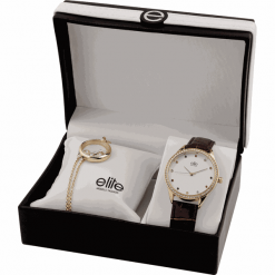 Elite Models zestaw podarunkowy damski - zegarek i naszyjnik E55072-105. Naszyjniki damskie Elite Models. W wyprzedaży za 239,00 zł.