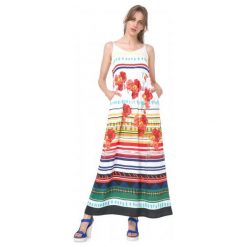 Sukienki: Desigual Sukienka Damska Sofia 38 Wielokolorowy