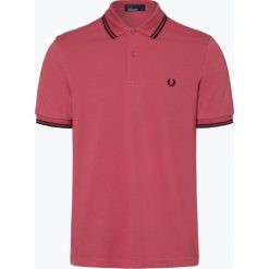 Fred Perry - Męska koszulka polo, czerwony. Czerwone koszulki męskie Fred Perry, m, z haftami, z bawełny, klasyczne, bez rękawów. Za 349,95 zł.