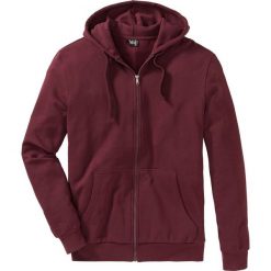 Bluza rozpinana z kapturem Regular Fit bonprix czerwony klonowy. Czerwone bejsbolówki męskie bonprix, l, z dresówki, z kapturem. Za 49,99 zł.