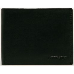 Samsonite - Portfel skórzany. Czarne portfele męskie Samsonite, bez wzorów, ze skóry. Za 179,90 zł.