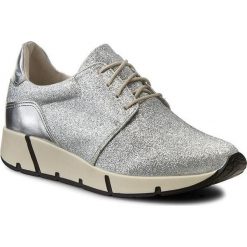 Sneakersy BRUNO PREMI - RED Glitter Laminato G3712X Silver. Szare półbuty damskie marki Bruno Premi, bez wzorów, ze skóry ekologicznej, bez obcasa, na płaskiej podeszwie, bez zapięcia. W wyprzedaży za 229,00 zł.