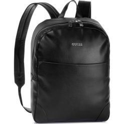 Plecak GUESS - HM6808 POL94 BLA. Czarne torby męskie skórzane Guess, z aplikacjami, ze skóry. W wyprzedaży za 499,00 zł.