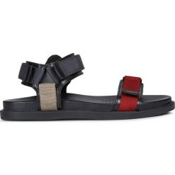 Geox - Sandały. Czarne kapcie męskie Geox, ze skóry. Za 429,90 zł.