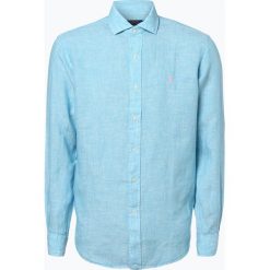 Polo Ralph Lauren - Męska koszula lniana, niebieski. Niebieskie koszulki polo męskie Polo Ralph Lauren, s, z tkaniny. Za 329,95 zł.