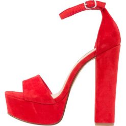 Sandały damskie: Steve Madden GONZO Sandały na obcasie red