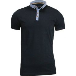 Granatowa Koszulka Polo z Niebieskimi Wstawkami - 100% BAWEŁNA - Brave Soul, Męska TSBRSSS17CHIMERAInavy. Niebieskie koszulki męskie Brave Soul, m, bez wzorów, z bawełny, casualowe, polo, bez rękawów. Za 49,00 zł.